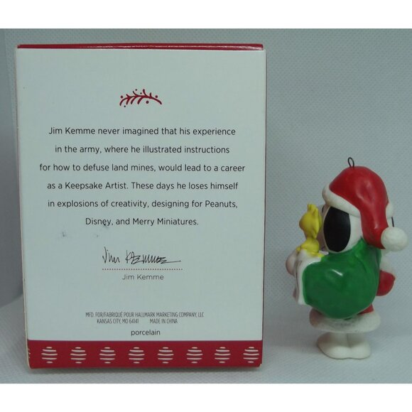 Hallmark Ornament 2017 Spotlight on Snoopy 20th Anniversary Christmas Woodstock - Picture 7 of 15